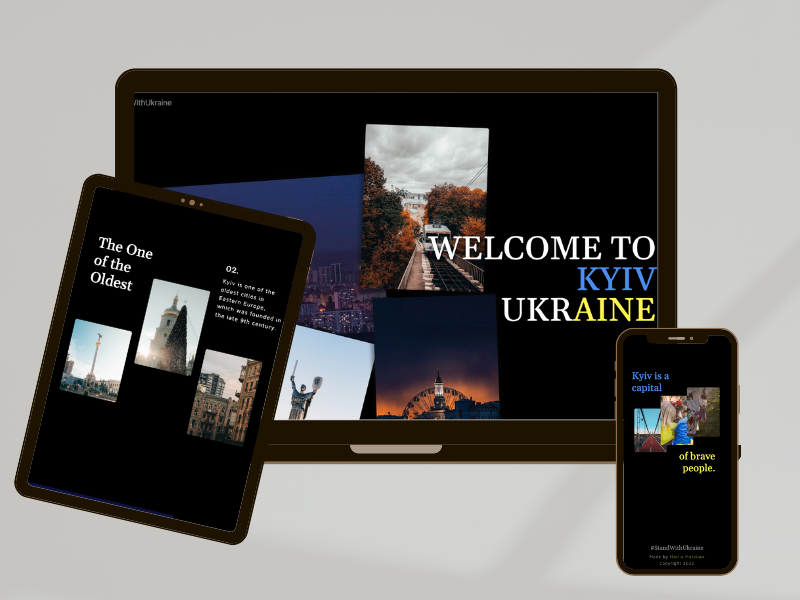 Kyiv Landing Page